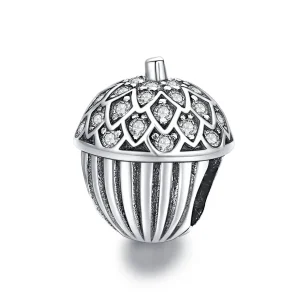 (image for) Pandora Style Lucky Pine Cone Charm - BSC337