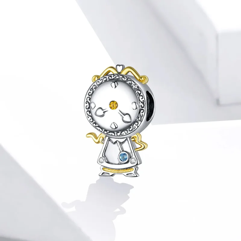 (image for) Pandora Style Magic Clock Charm - BSC320 - View 2