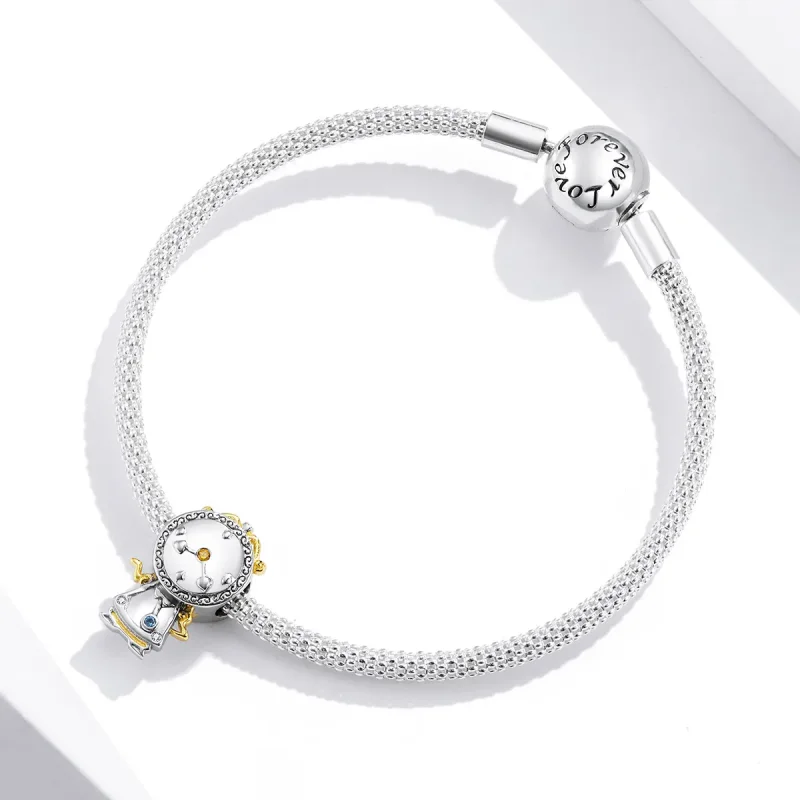 (image for) Pandora Style Magic Clock Charm - BSC320 - View 3