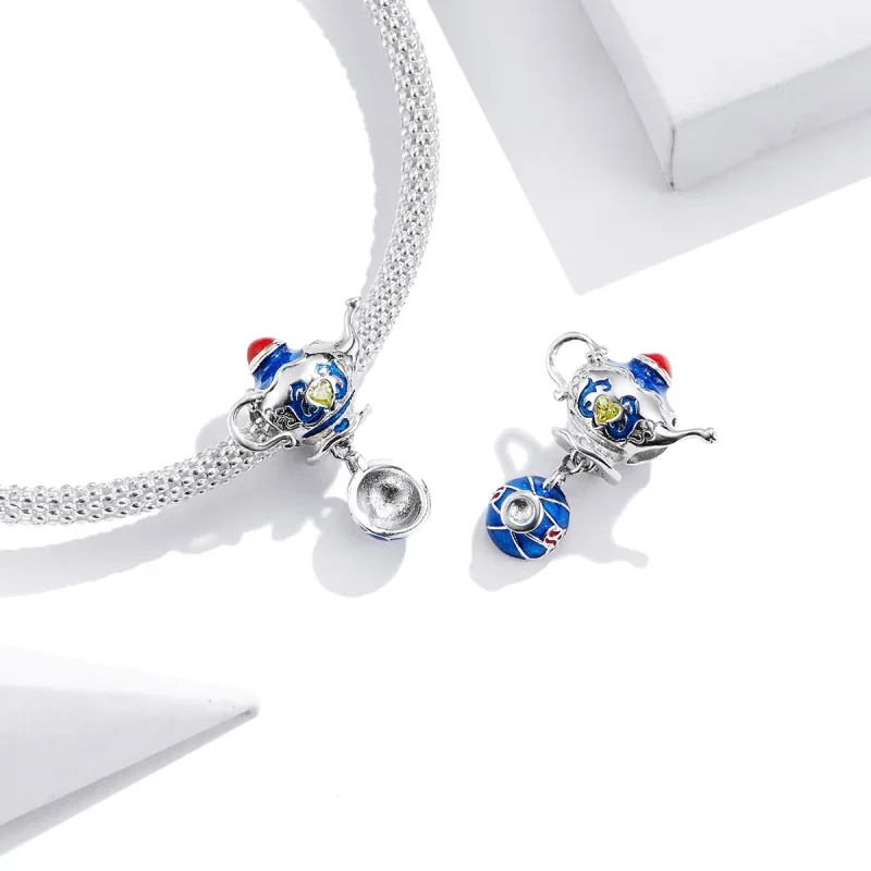 (image for) Pandora Style Magic Teapot Charm - BSC318 - View 3