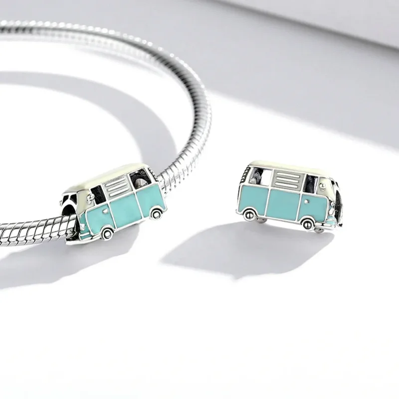 (image for) Pandora Style Mini Bus Charm - SCC1972 - View 4