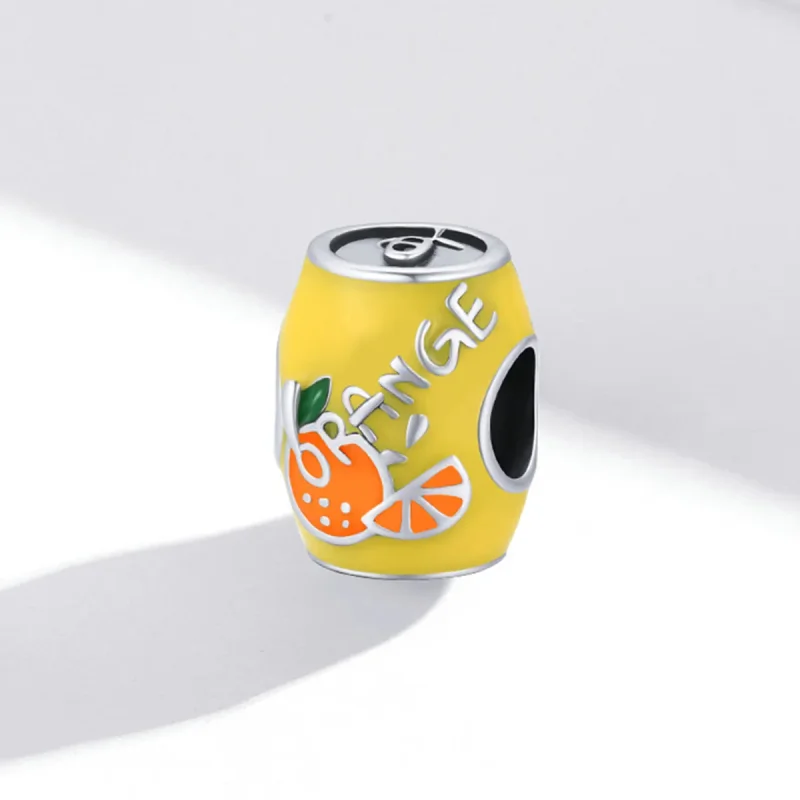 (image for) Pandora Style Mini Orange Juice Charm - SCC1948 - View 2