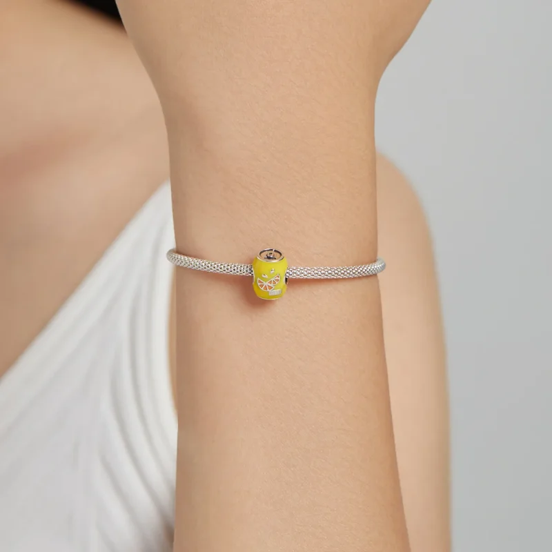 (image for) Pandora Style Mini Orange Juice Charm - SCC1948 - View 5