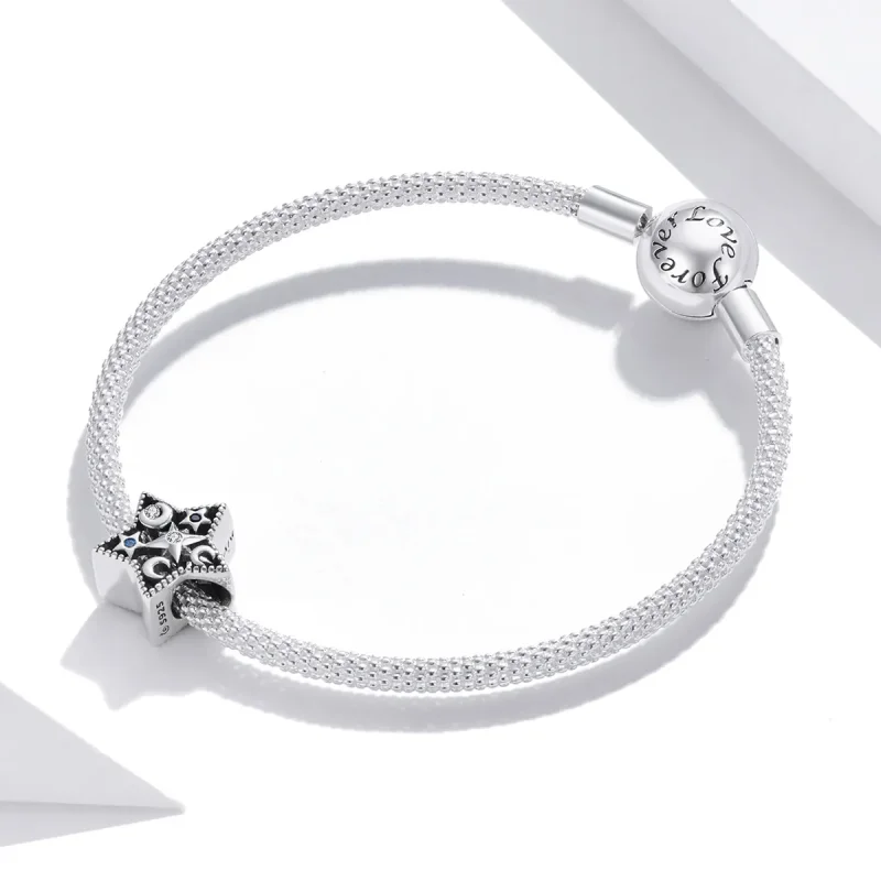 (image for) Pandora Style Moon and Stars Charm - BSC441 - View 3