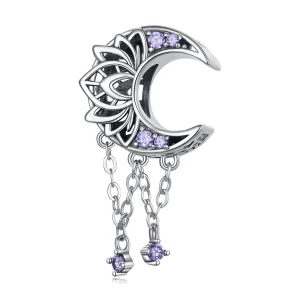 (image for) Pandora Style Moon Tassel Charm - BSC636