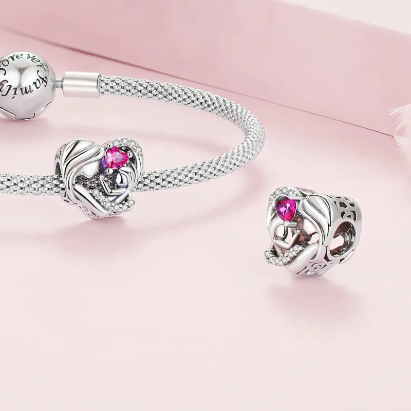 (image for) Pandora Style Mother and Child Charm - BSC685 - View 4