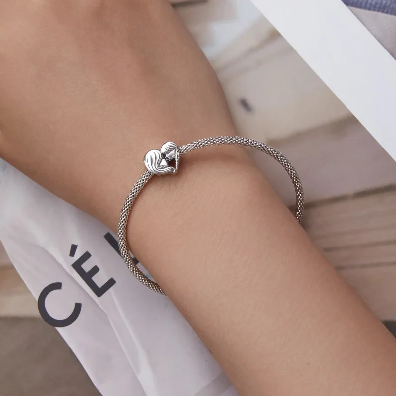 (image for) Pandora Style Mother and Daughter Charm - BSC687 - View 6