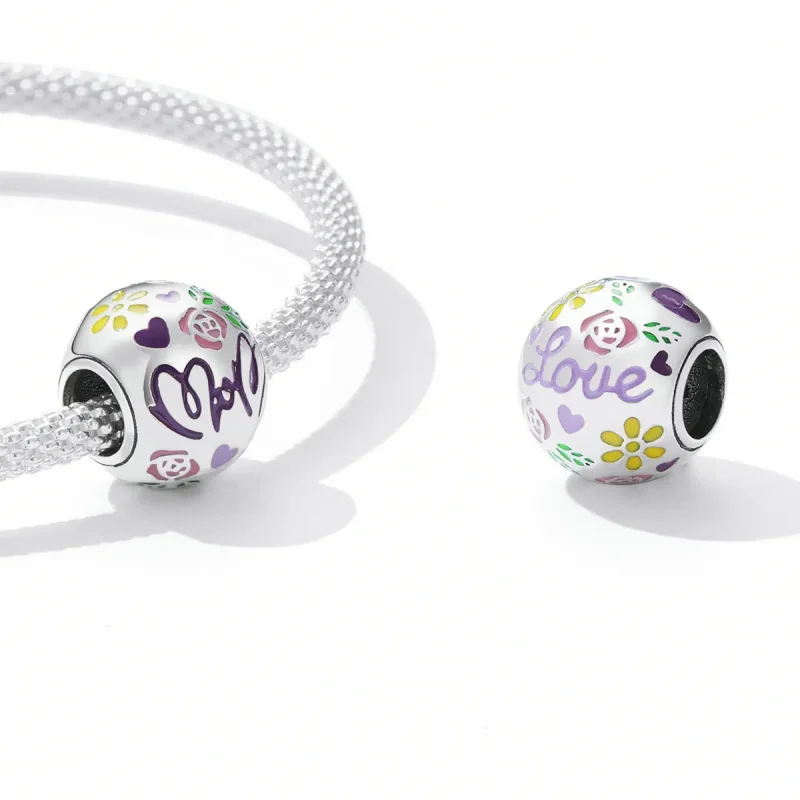 (image for) Pandora Style Mother's Day - Color Doodles Charm - BSC595 - View 4