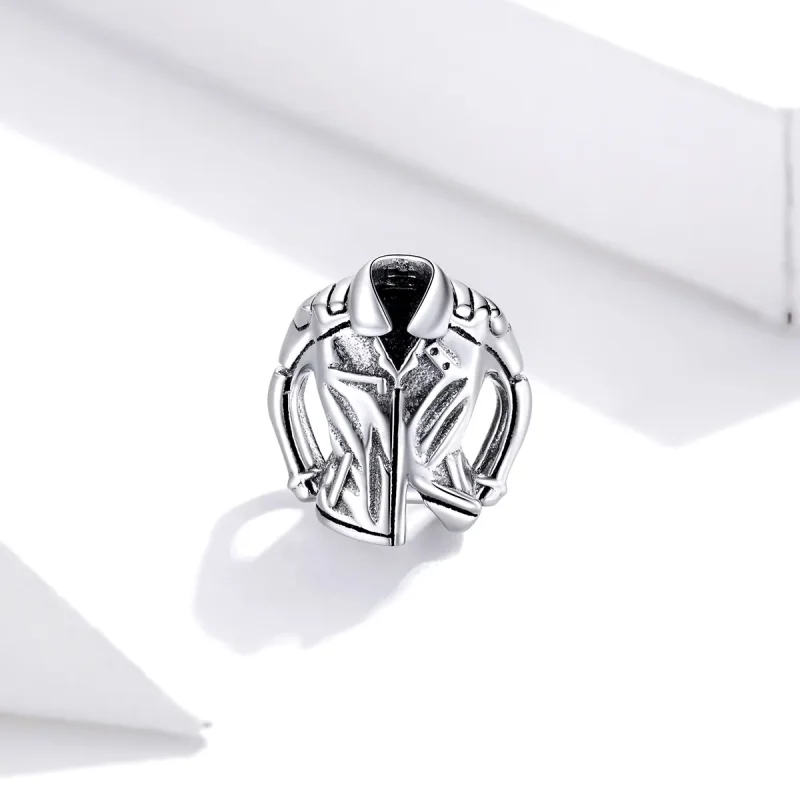 (image for) Pandora Style Motorcycle Suit Charm - BSC385 - View 2
