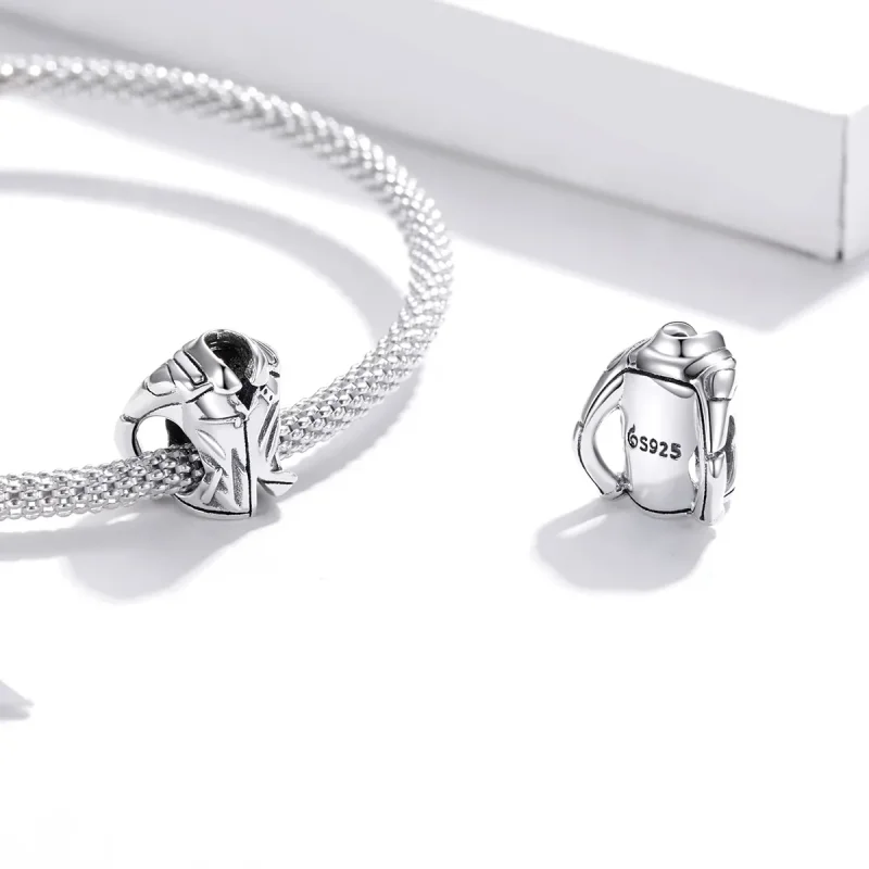 (image for) Pandora Style Motorcycle Suit Charm - BSC385 - View 4