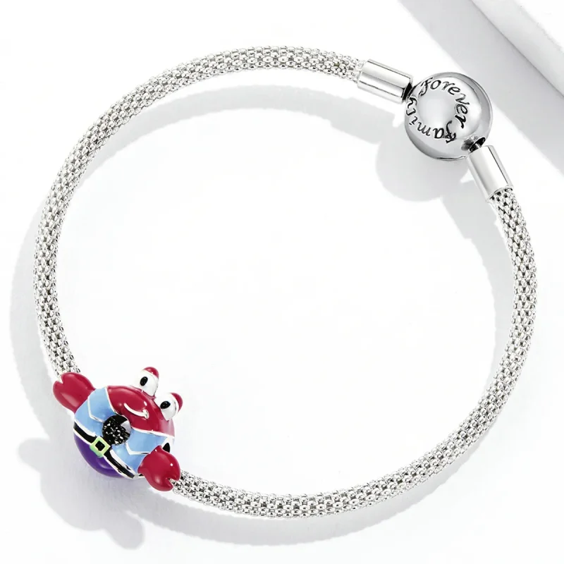 (image for) Pandora Style Mr. Crab Donuts Charm - SCC2170 - View 3