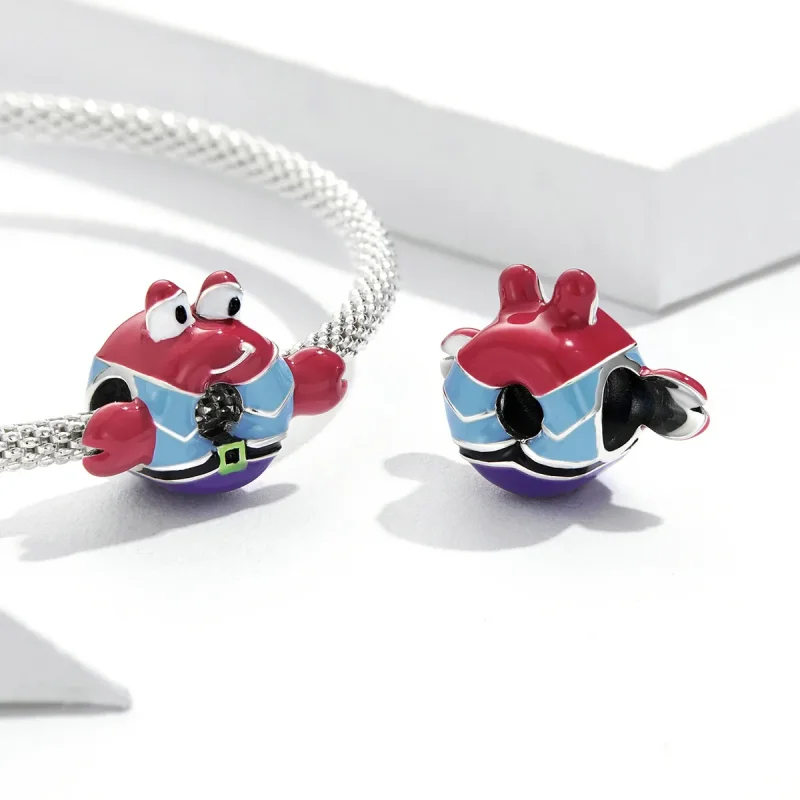 (image for) Pandora Style Mr. Crab Donuts Charm - SCC2170 - View 4