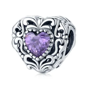 (image for) Pandora Style Mysterious Heart Charm - SCC1929