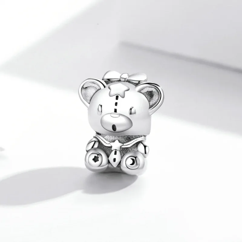 (image for) Pandora Style Navy Cubs Charm - SCC2041 - View 2