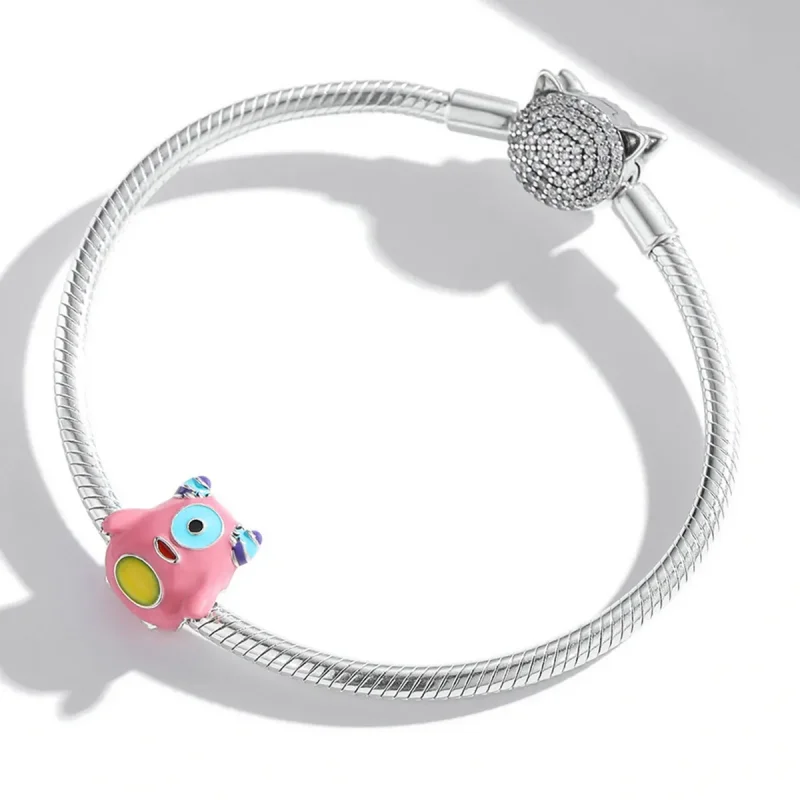 (image for) Pandora Style One-Eyed Monster Charm - SCC2057 - View 3