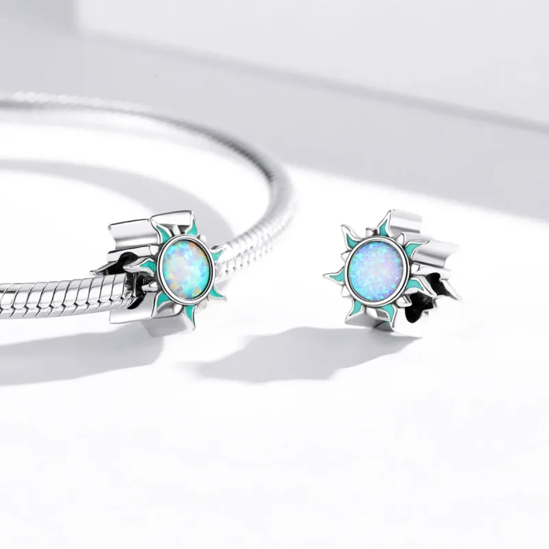 (image for) Pandora Style Opal Little Sun Charm - BSC509 - View 3