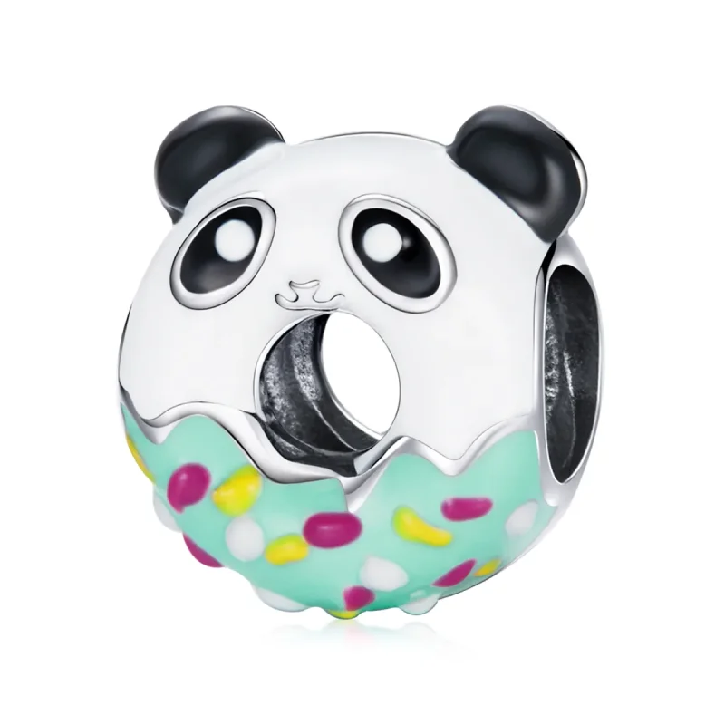 (image for) Pandora Style Panda Donuts Charm - SCC1875
