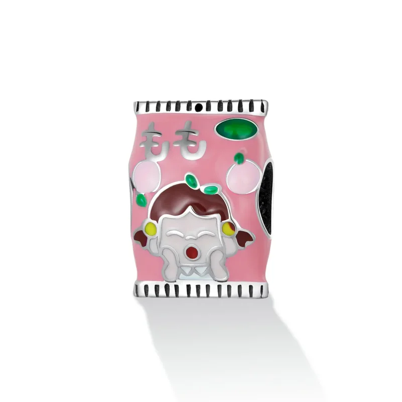 (image for) Pandora Style Peach Candy Charm - SCC2198 - View 2