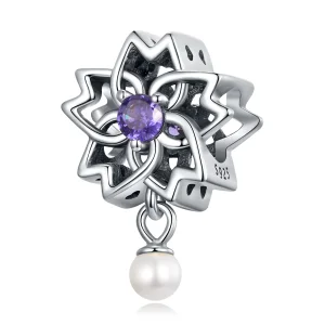 (image for) Pandora Style Pearl Streamer Charm - BSC637