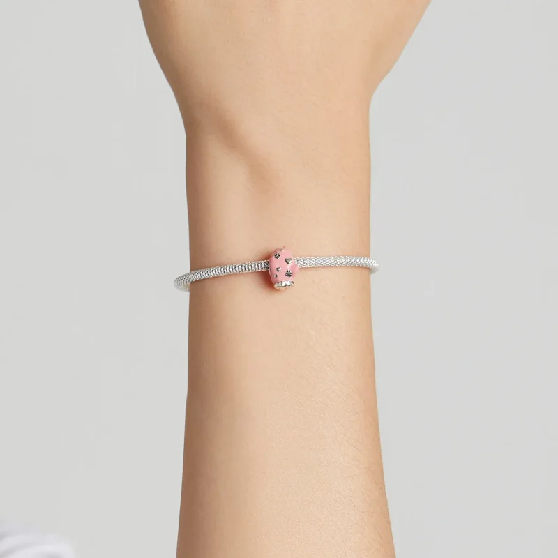 (image for) Pandora Style Pink Gloves Charm - SCC2001 - View 5