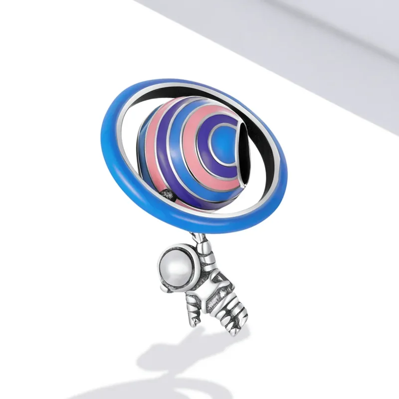 (image for) Pandora Style Planet Astronaut Charm - SCC2095 - View 2