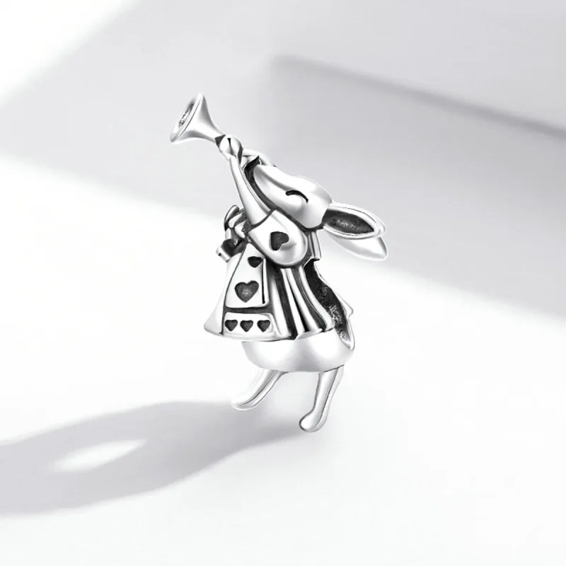 (image for) Pandora Style Playful Rabbit Charm - SCC2045 - View 2
