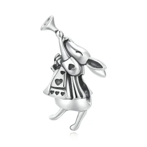(image for) Pandora Style Playful Rabbit Charm - SCC2045