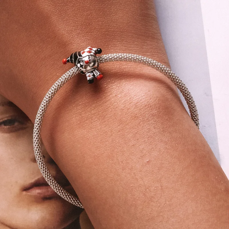 (image for) Pandora Style Poker Clown Charm - SCC2237 - View 6