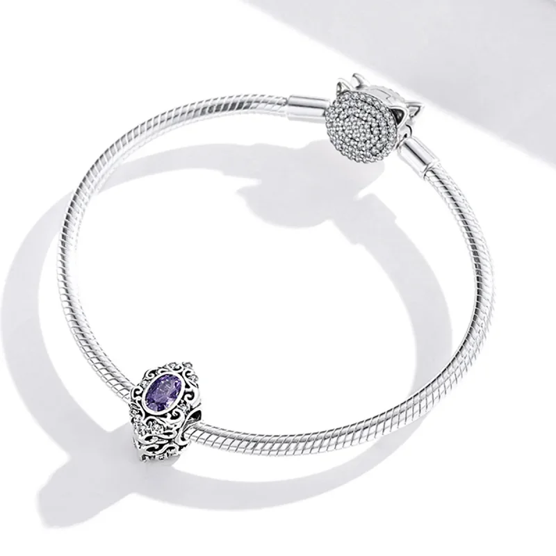 (image for) Pandora Style Purple Charm Charm - SCC1928 - View 2