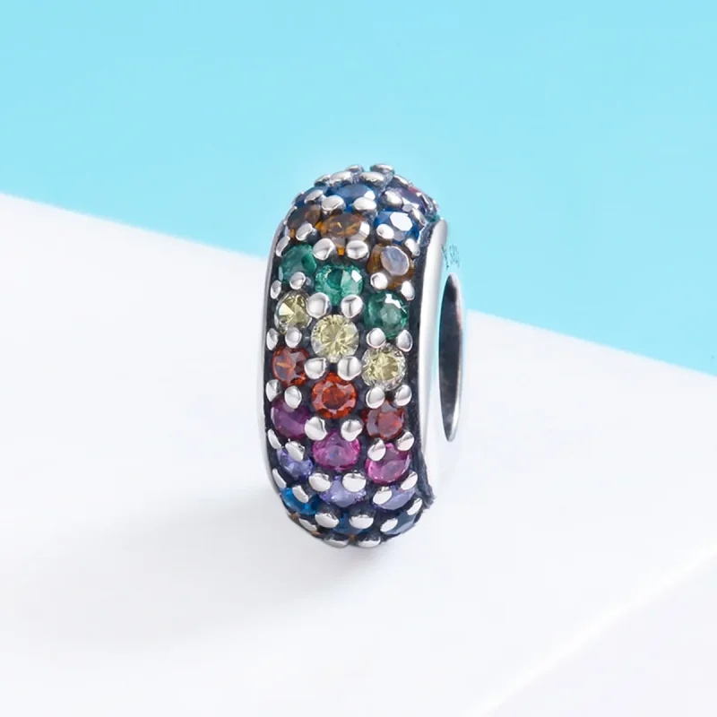 (image for) Pandora Style Rainbow Charm - SCC583 - View 3