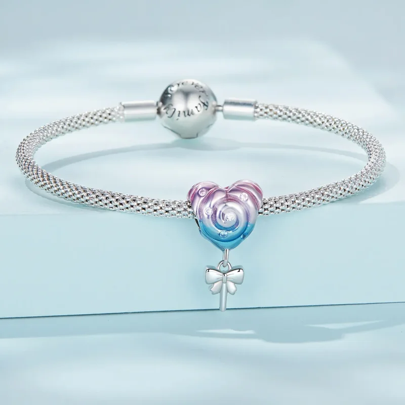 (image for) Pandora Style Rainbow Lollipop Charm - SCC2391 - View 3