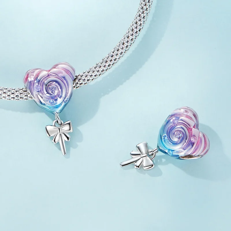 (image for) Pandora Style Rainbow Lollipop Charm - SCC2391 - View 4