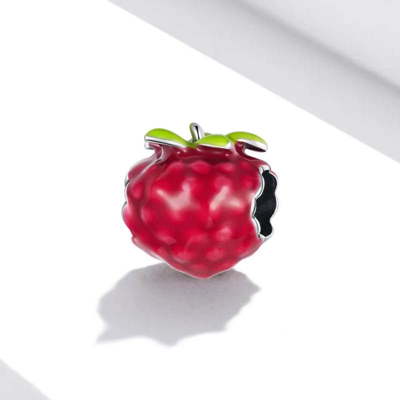 (image for) Pandora Style Raspberry Charm - BSC487 - View 2