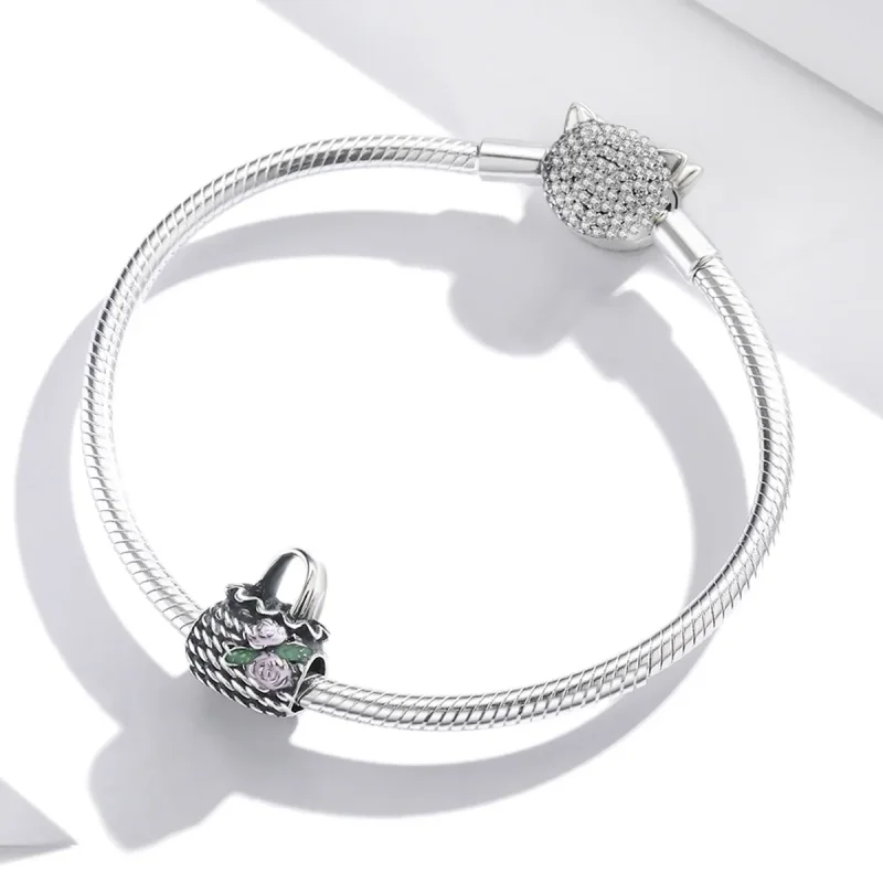(image for) Pandora Style Retro Bags Charm - SCC1902 - View 3