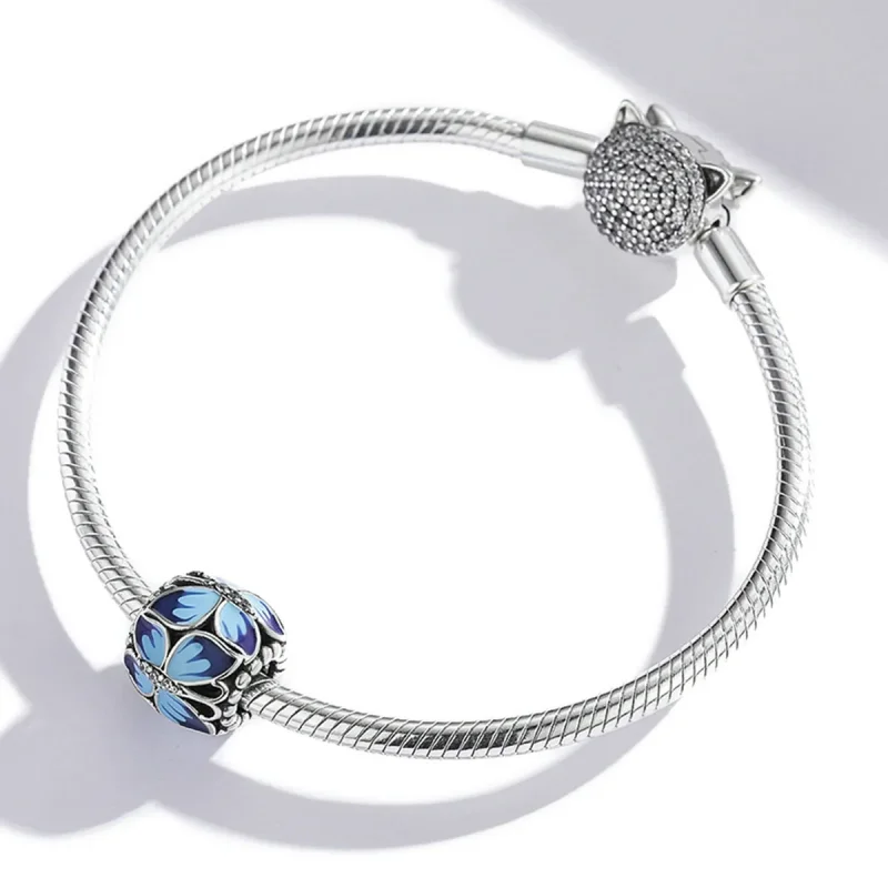 (image for) Pandora Style Retro Butterfly Charm - SCC1977 - View 3