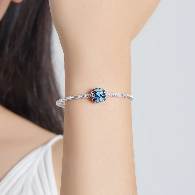 (image for) Pandora Style Retro Butterfly Charm - SCC1977 - View 5