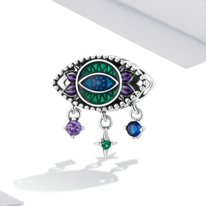 (image for) Pandora Style Retro Devil Eye Charm - SCC2162 - View 2