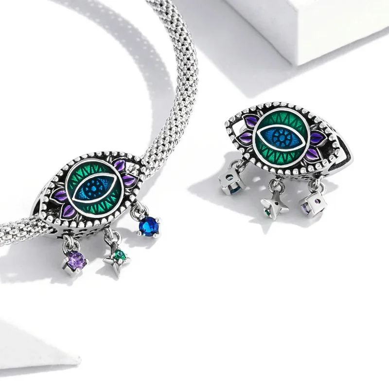 (image for) Pandora Style Retro Devil Eye Charm - SCC2162 - View 4