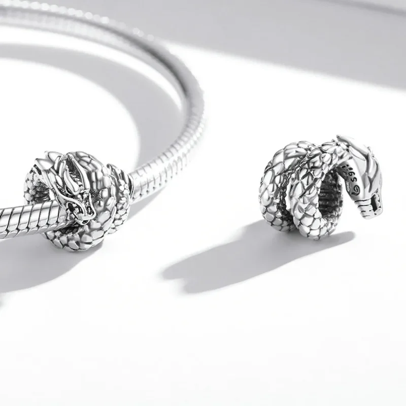 (image for) Pandora Style Retro Panlong Charm - BSC546 - View 4