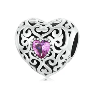 (image for) Pandora Style Retro Pattern Love Charm - SCC2136
