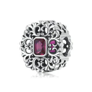 (image for) Pandora Style Retro Pattern - Zirconium Charm - SCC2152