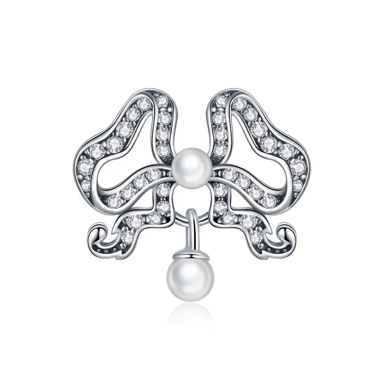 (image for) Pandora Style Romantic Bow Charm - SCC1785