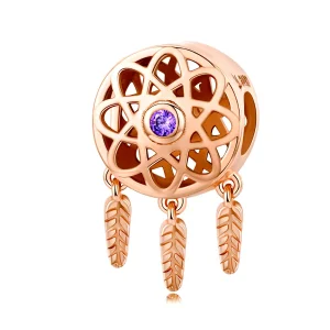 (image for) Pandora Style Rose Gold Dream Catcher Rose Gold Charm - SCC330-C