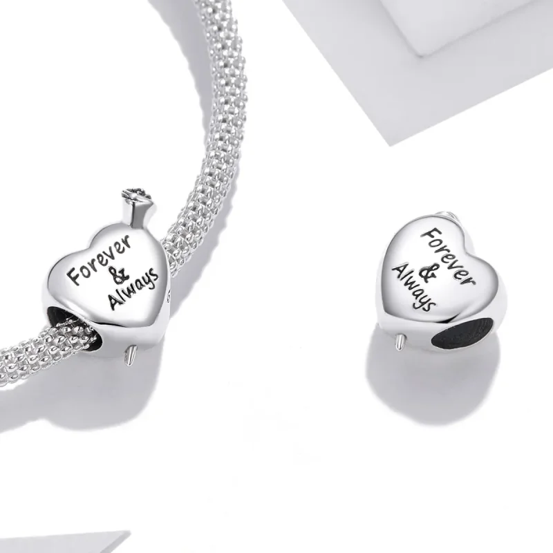 (image for) Pandora Style Rose Love Charm - BSC480 - View 4