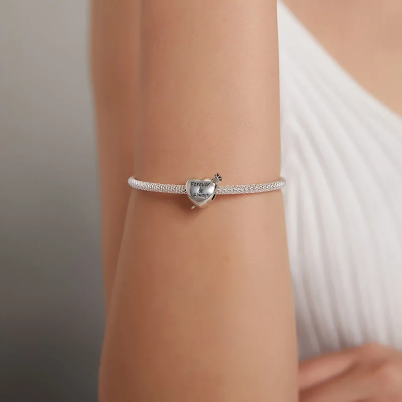 (image for) Pandora Style Rose Love Charm - BSC480 - View 5