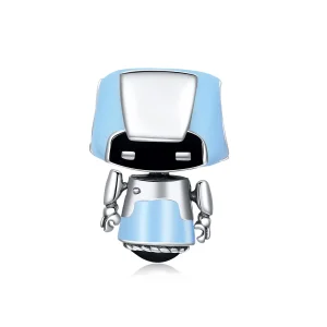 (image for) Pandora Style Sapphire Robot Charm - SCC1773