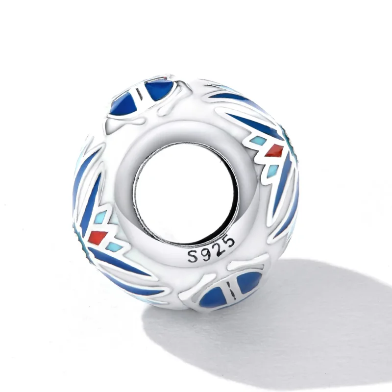 (image for) Pandora Style Scarab Lotus Charm - SCC2254 - View 3