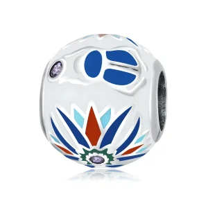 (image for) Pandora Style Scarab Lotus Charm - SCC2254