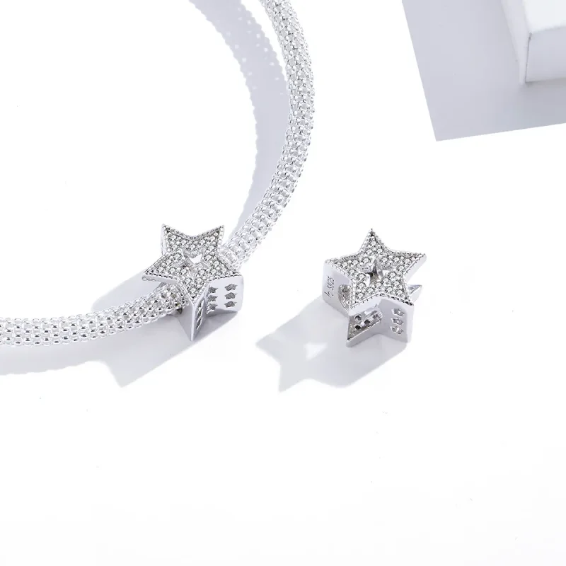 (image for) Pandora Style Shining Starry Sky Charm - BSC210 - View 3