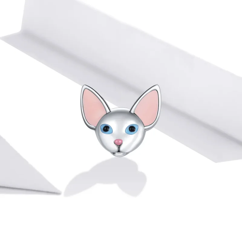 (image for) Pandora Style Siamese Cat Charm - BSC426 - View 2
